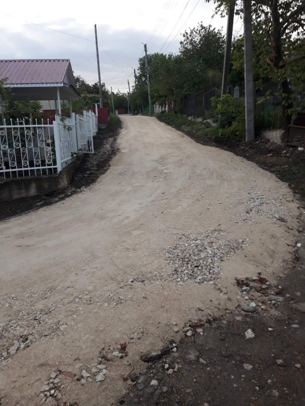 Strada Ion Soltâs, în variantă albă, după renovare