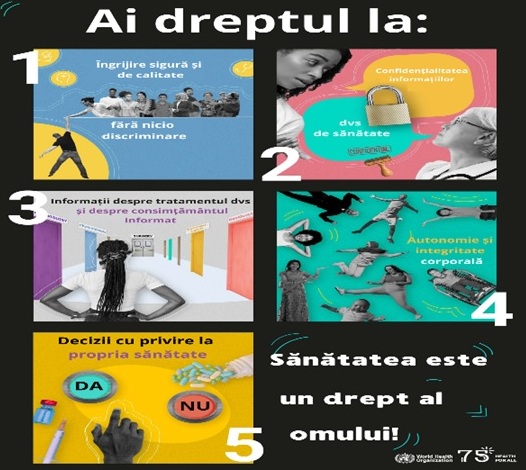 Sănătatea este un drept legal al omului