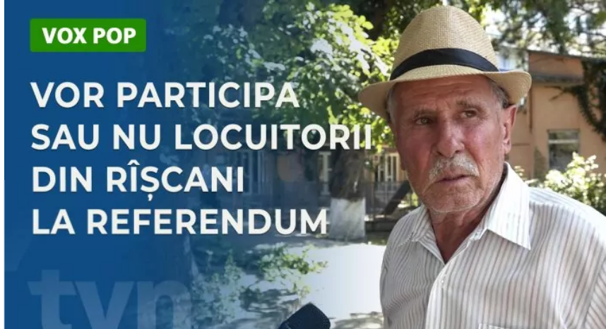 /VIDEO/ Locuitorii din Rîșcani, despre referendum: Lumea trebuie să aleagă, vrea ceai cu noviciok sau cu mentă