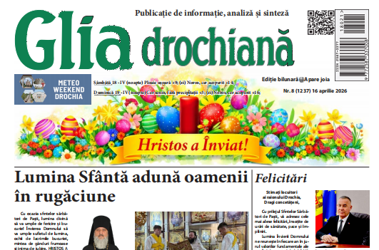 Ziarul Glia Drochiană nr. 8 din 16 aprilie 2026